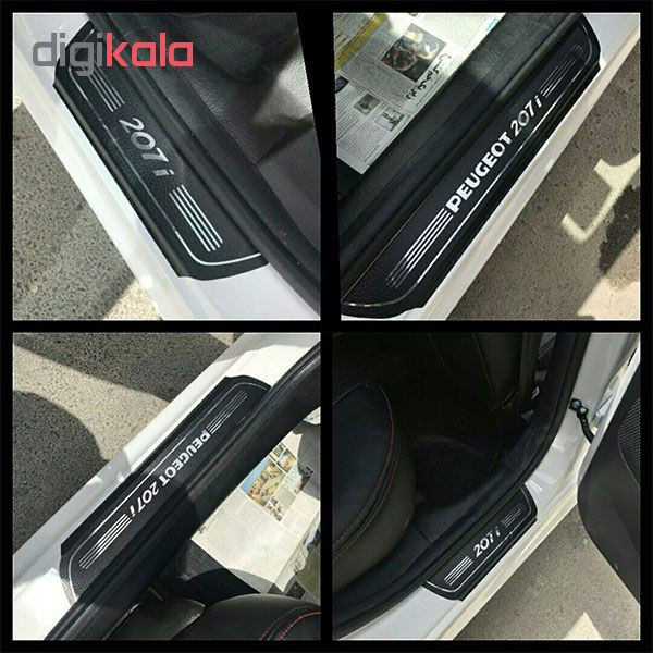 برچسب پارکابی خودرو کد SK07 مناسب برای پژو 207 مجموعه 4 عددی