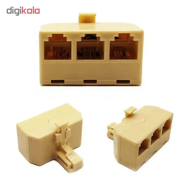 مبدل 1 به 3 RJ11 مدل 1T3