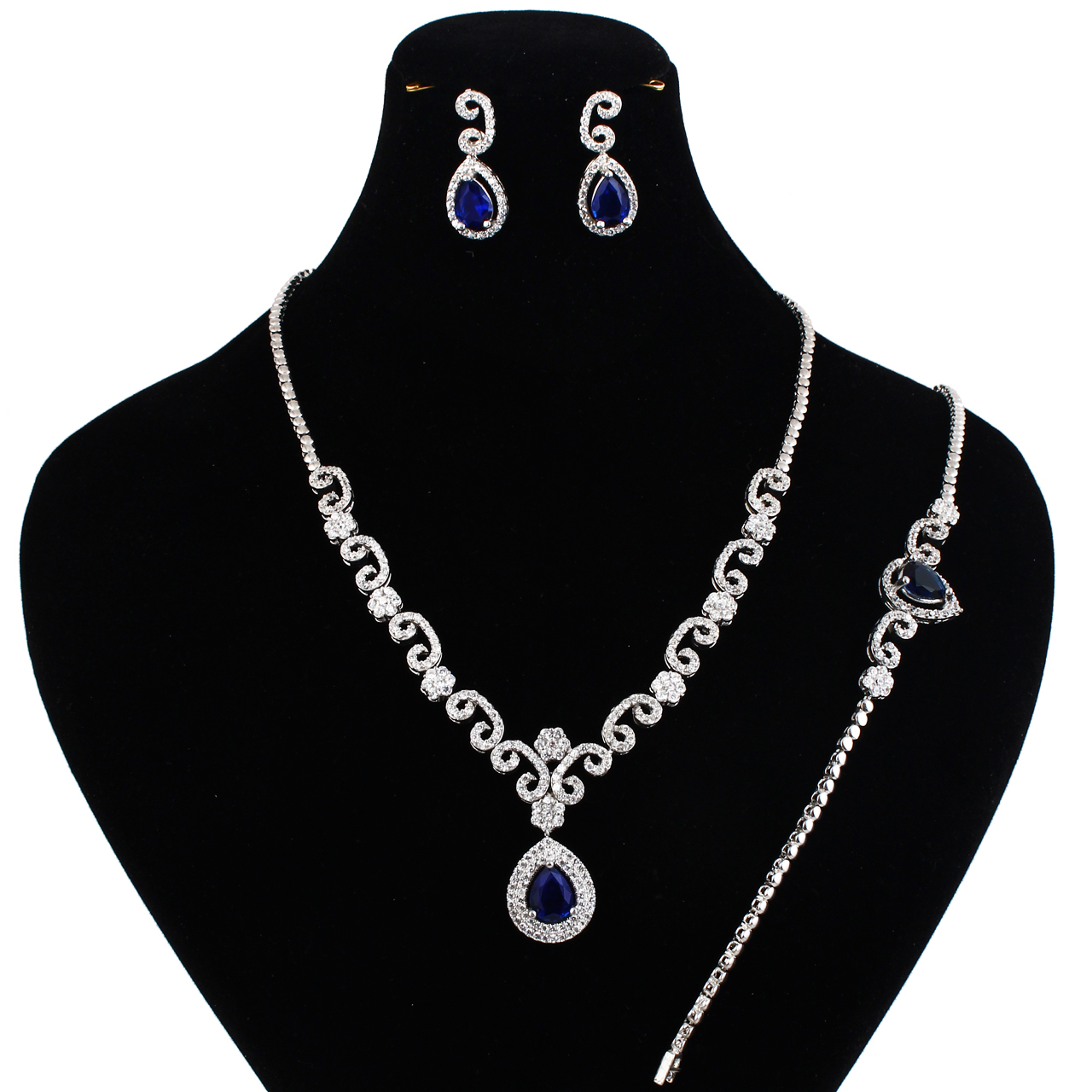 نیم ست نقره زنانه مد و کلاس کد MC-414