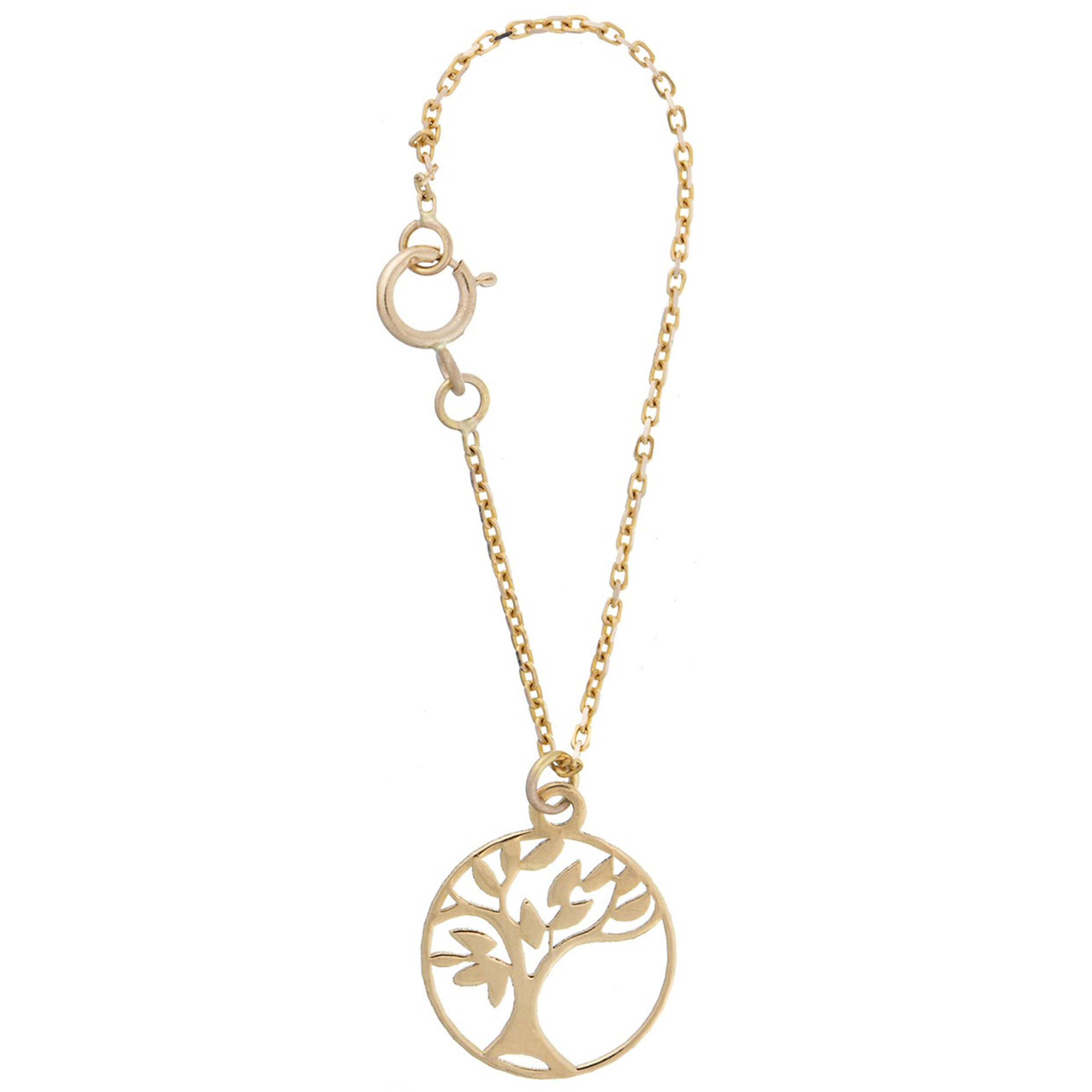 آویز ساعت طلا 18 عیار زنانه طرح درخت کد SG336