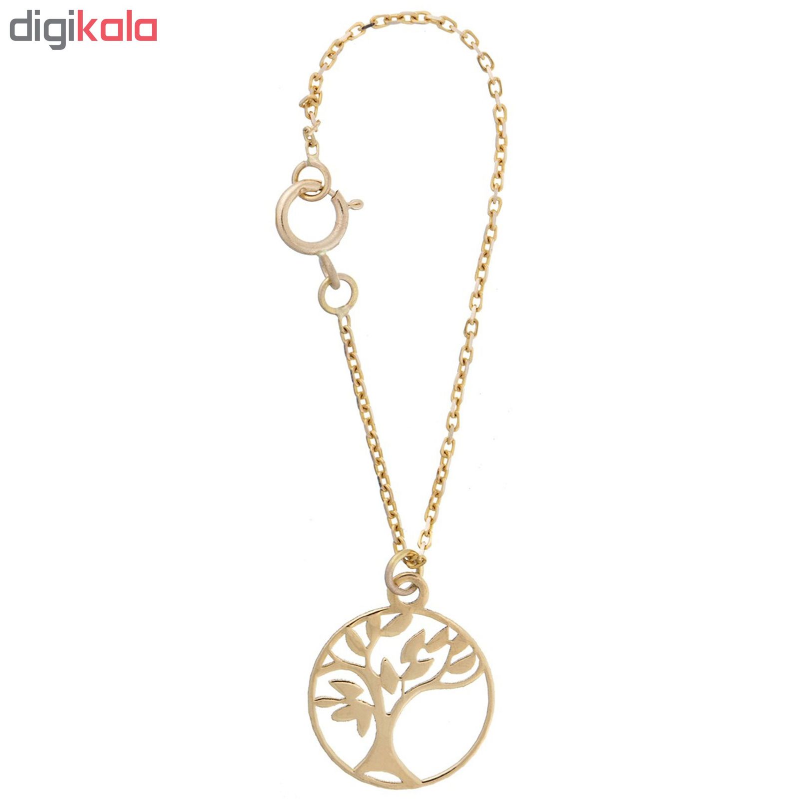 آویز ساعت طلا 18 عیار زنانه طرح درخت کد SG336 -  - 2