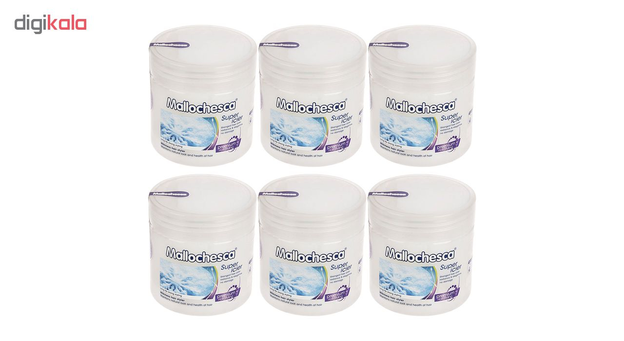 ژل مو مالوچسکا مدل Super Icier حجم 300 میلی لیتر مجموعه 6 عددی