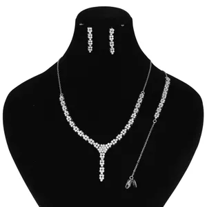 نیم ست نقره زنانه مد و کلاس کد MC-350