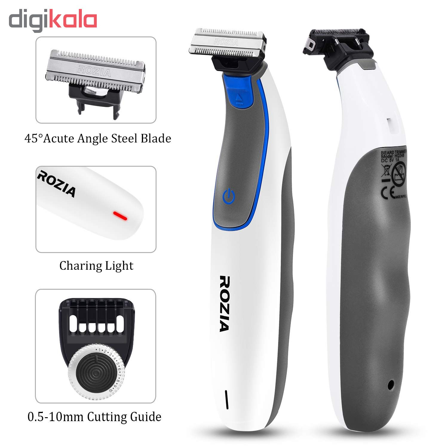 ماشین اصلاح موی صورت روزیا مدل HQ248