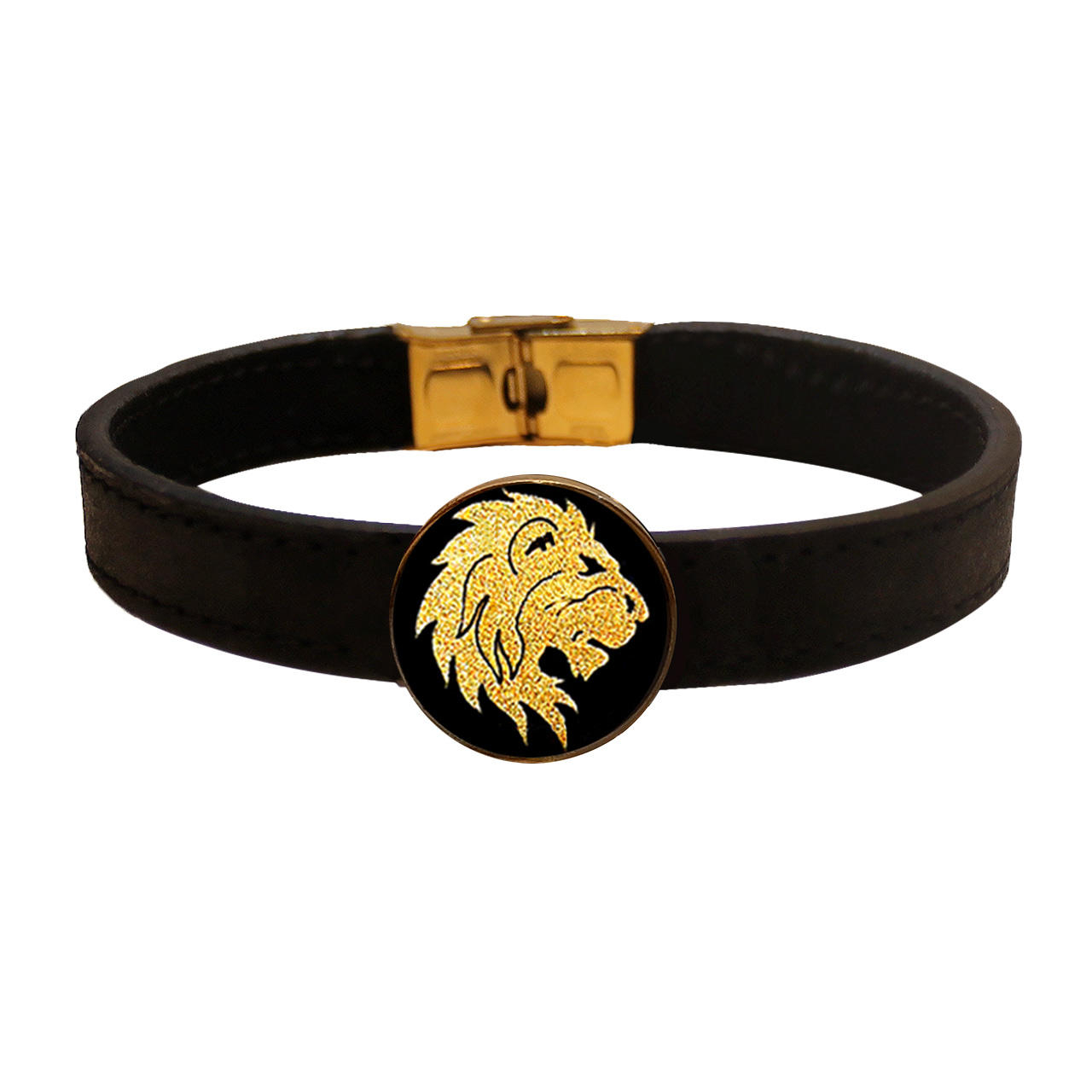 دستبند مارک گلد طرح ماه مرداد