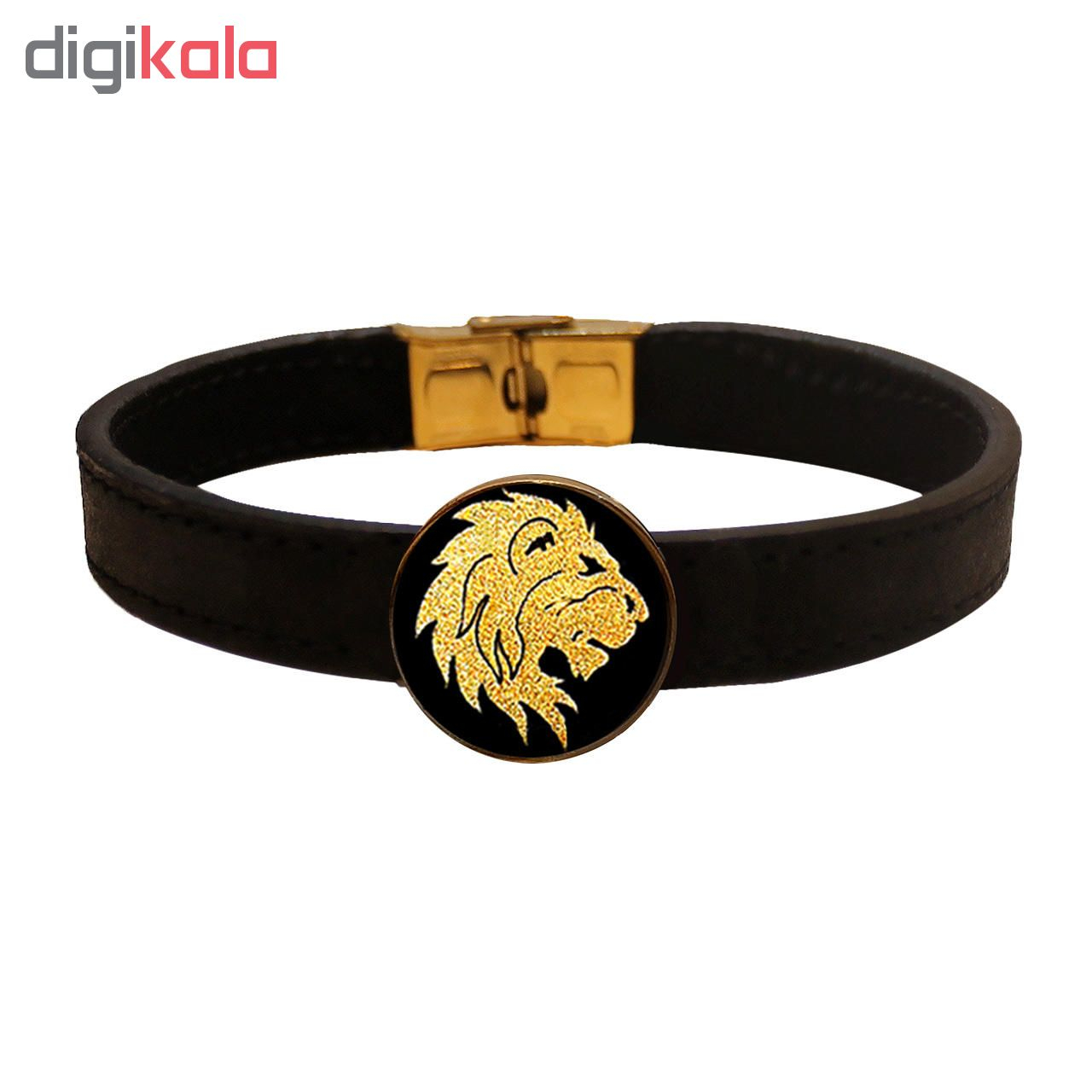 دستبند مارک گلد طرح ماه مرداد