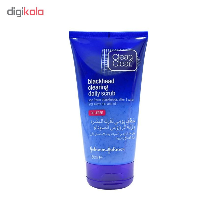 اسکراب لایه بردار پوست کلین اند کلیر مدل Blackhead Clear حجم 150 میلی لیتر