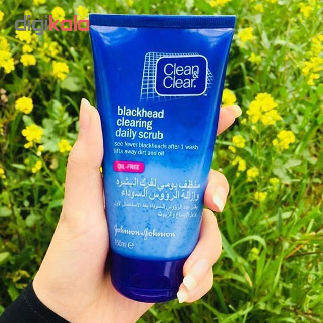 اسکراب لایه بردار پوست کلین اند کلیر مدل Blackhead Clear حجم 150 میلی لیتر