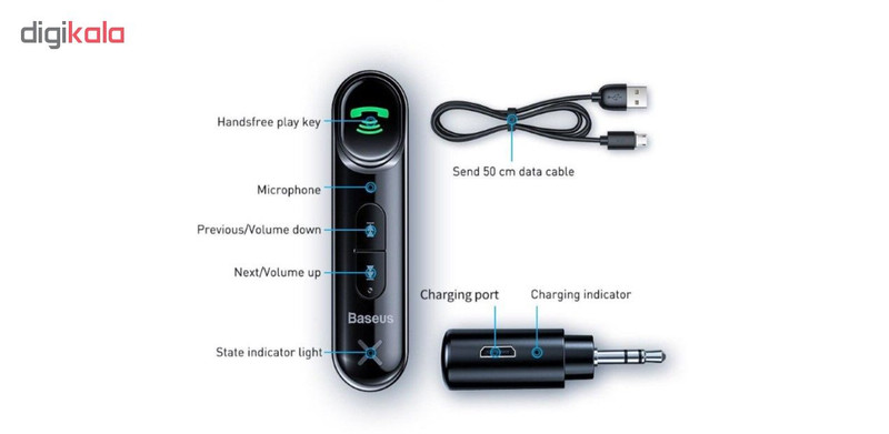 گیرنده بلوتوث باسئوس مدل WXQY