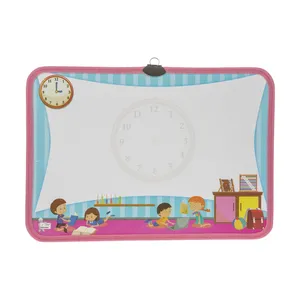 تخته وایت برد طرح ساعت سایز 24 × 34 سانتی‌ متر