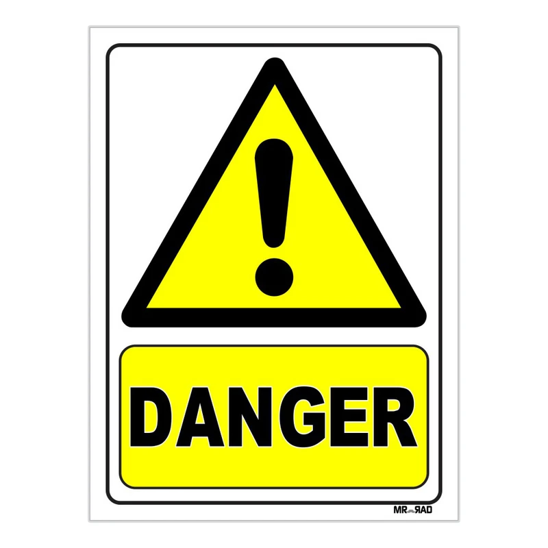تابلو ایمنی مستر راد طرح DANGER کد THY008
