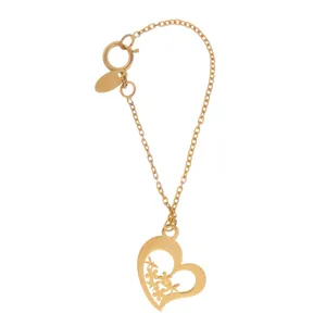 آویز ساعت طلا 18 عیار زنانه طرح قلب کد SG349