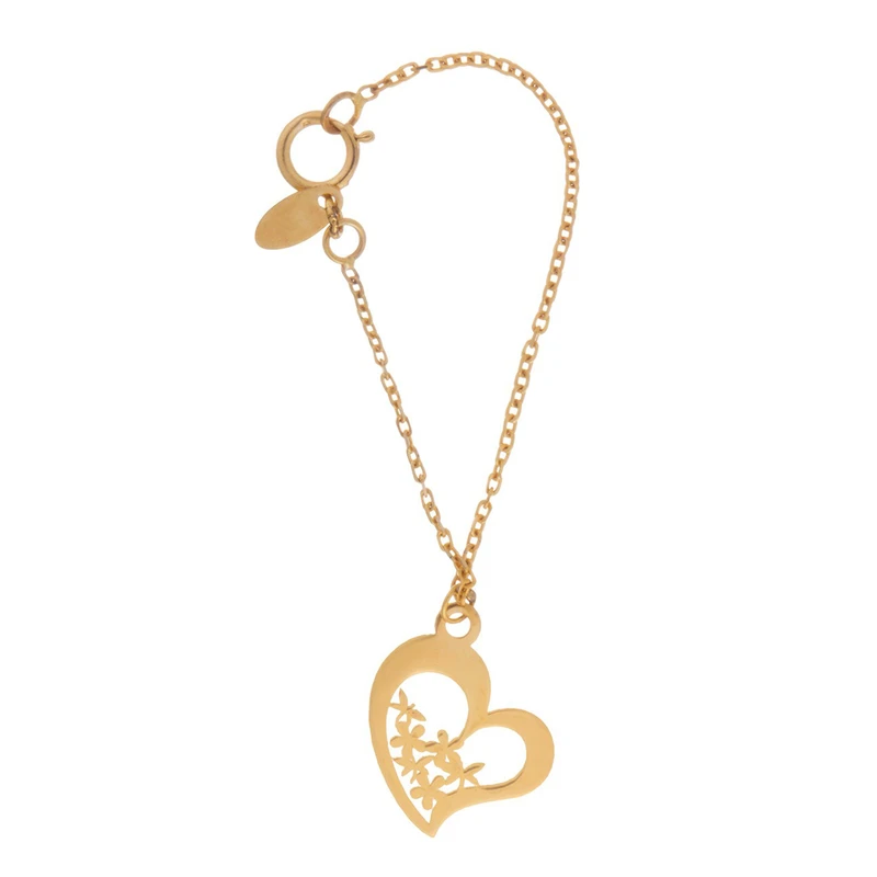 آویز ساعت طلا 18 عیار زنانه طرح قلب کد SG349
