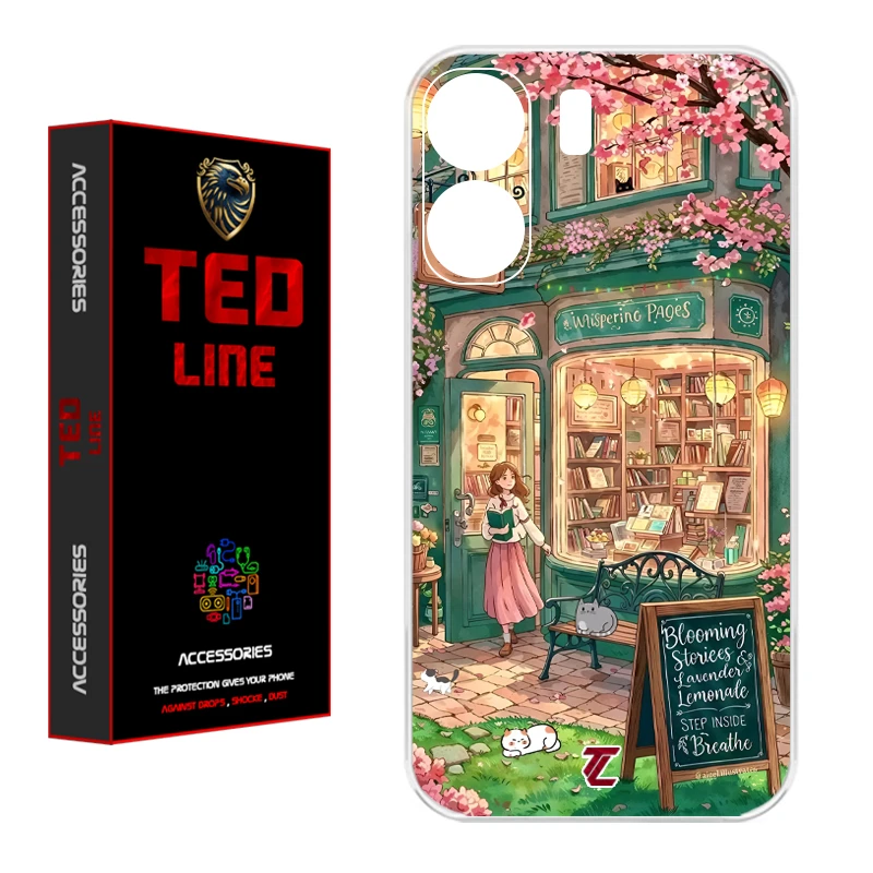 کاور تدلاین طرح دختر کد 1225 مناسب برای گوشی موبایل شیائومی Redmi 13C / Poco C65