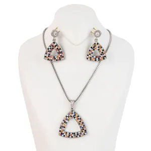 نیم ست نقره زنانه مد و کلاس کد MC-273