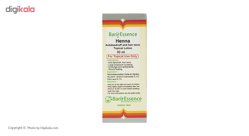 لوسیون ضد شوره مو باریج اسانس حجم 30 میلی لیتر