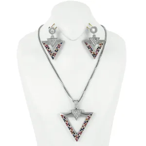 نیم ست نقره زنانه مد و کلاس کد MC-272