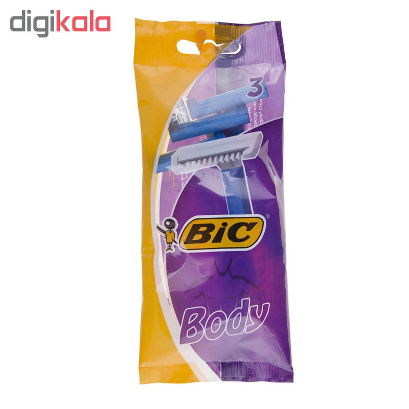 خود تراش بیک مدل Body بسته 3 عددی