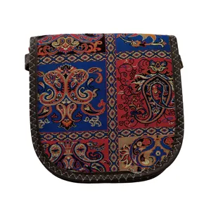 کیف رودوشی ترمه طرح چهل تکه