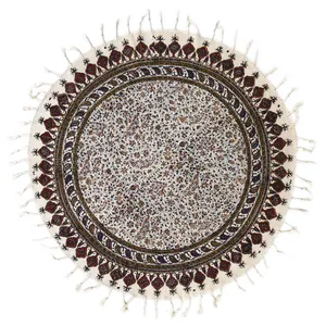 روميزي قلمكار عطريان طرح گل درهم كد G333