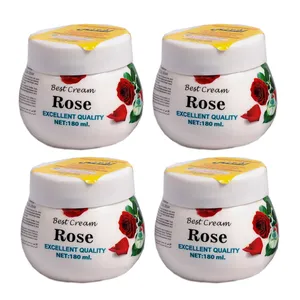 کرم مرطوب کننده اشتنی مدل Rose حجم 180 میلی لیتری مجموعه 4 عددی