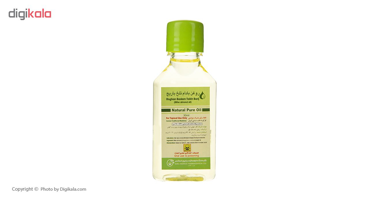 روغن بادام تلخ باریج اسانس حجم 30 میلی لیتر