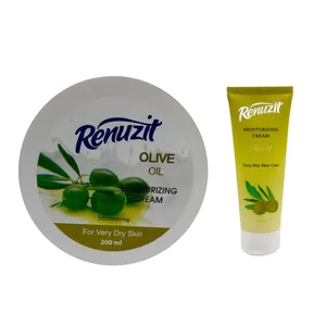 کرم مرطوب کننده رینو زیت مدل OLIVE OIL حجم 200 میلی لیتر به همراه کرم مرطوب کننده حجم 75 میلی لیتر