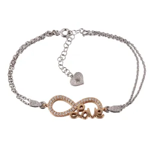 دستبند نقره زنانه مد و کلاس کد MC-261