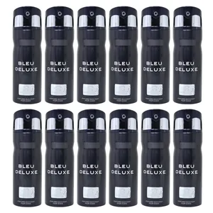 اسپری خوشبو کننده بدن مردانه مای پرفیومز مدل Belu Deluxe  حجم 150 میلی لیتر مجموعه 12 عددی