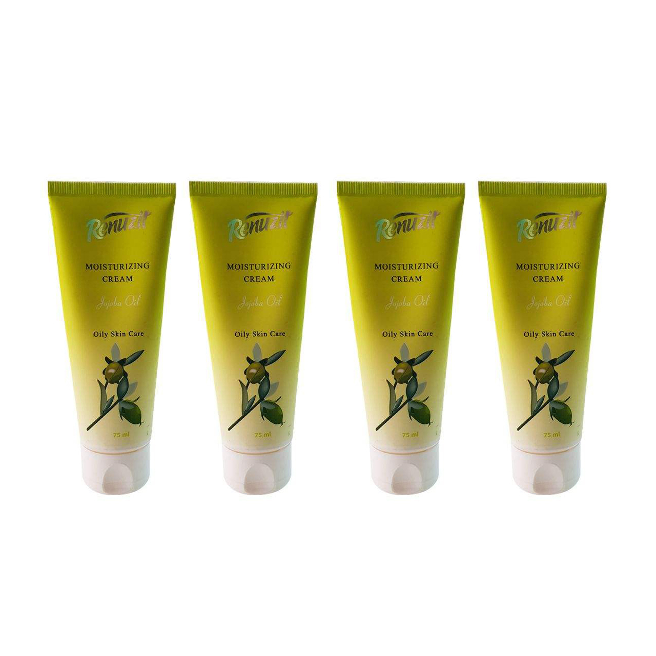 کرم مرطوب کننده رینو زیت مدل jojoba oil حجم 75 میلی لیتر مجموعه 4عددی