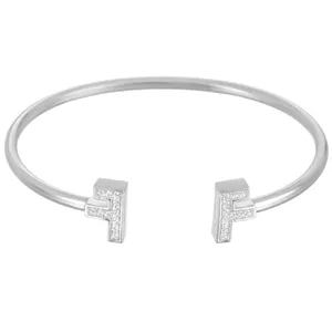 دستبند النگویی نقره زنانه فولی فولیه مدل 3B18S005C