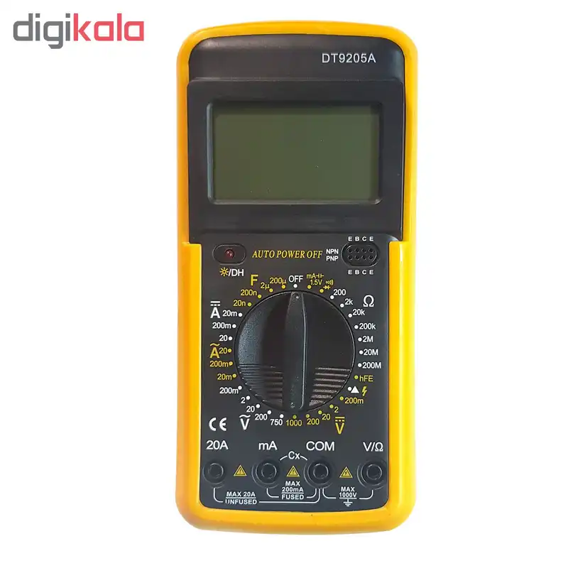 مولتی متر دیجیتال مدل DT9205A