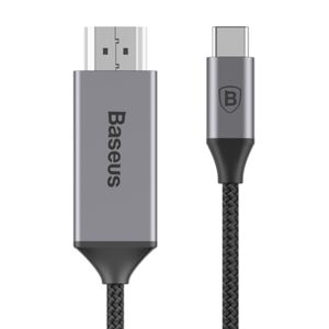 نقد و بررسی کابل تبدیل USB-C به HDMI باسیوس مدل CATSY طول 1.8 متر توسط خریداران
