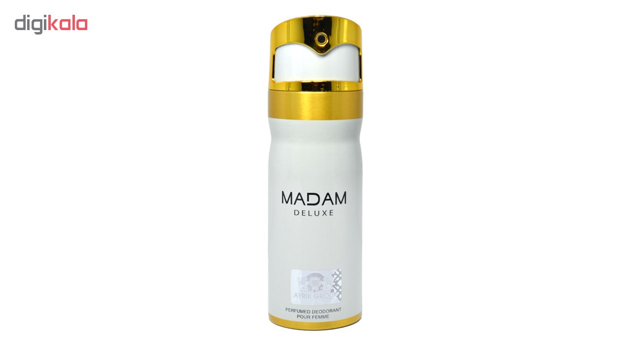 اسپری خوشبو کننده بدن زنانه مای پرفیومز مدل Madam Deluxe حجم 150 میلی لیتر مجموعه 3 عددی