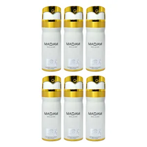 اسپری خوشبو کننده بدن زنانه مای پرفیومز مدل  Madam Deluxe حجم 150 میلی لیتر مجموعه 6 عددی