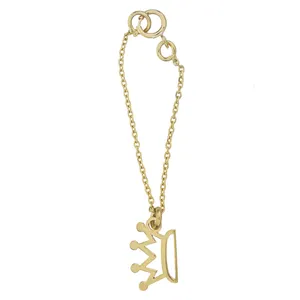 آویز ساعت طلا 18 عیار زنانه طرح تاج کد SG353