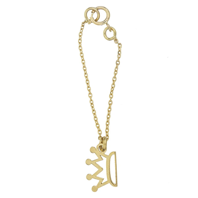 آویز ساعت طلا 18 عیار زنانه طرح تاج کد SG353