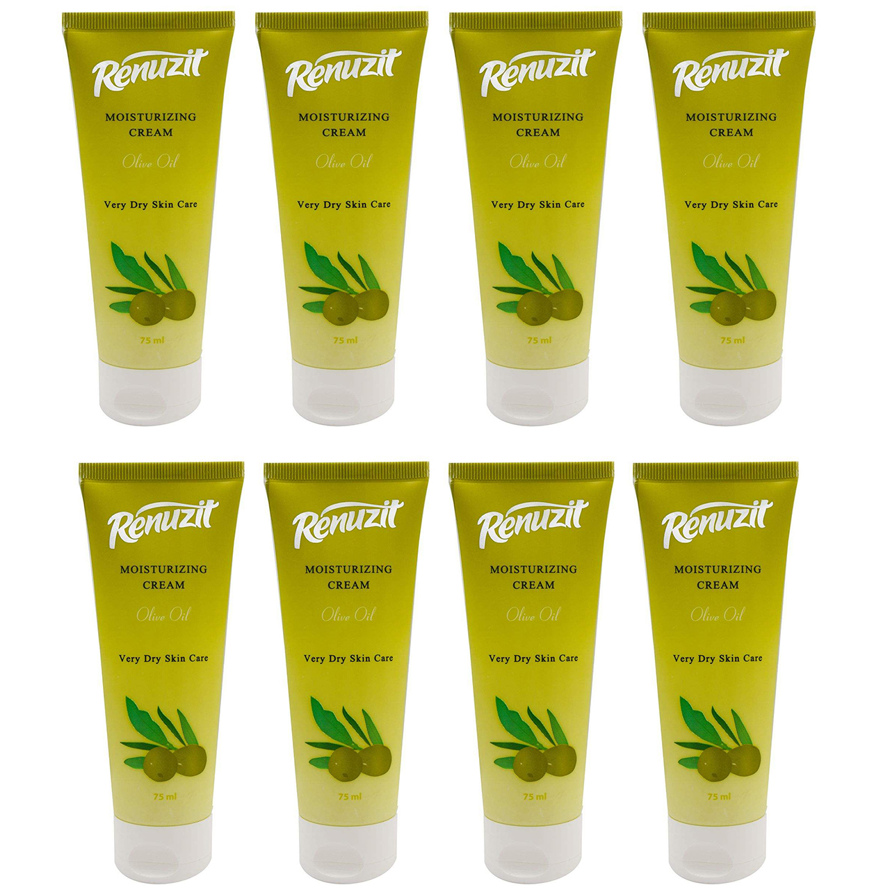 کرم مرطوب کننده رینو زیت مدل OLIVE OIL حجم 75 میلی لیتر مجموعه 8 عددی