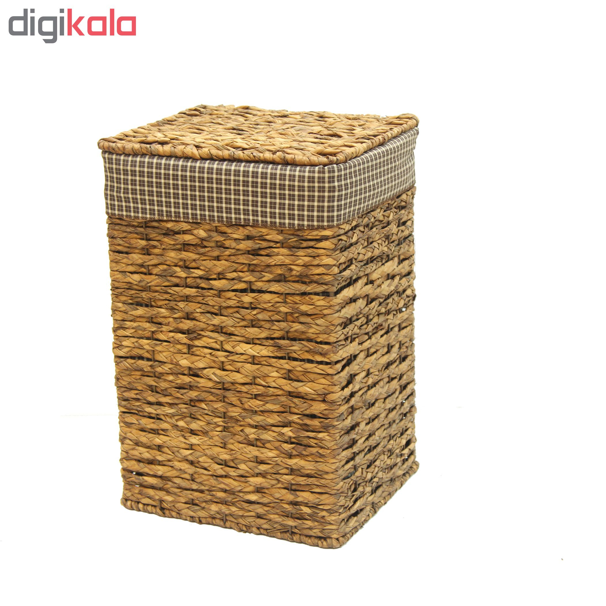 سبد رخت چرک حصیربافی کد 1333