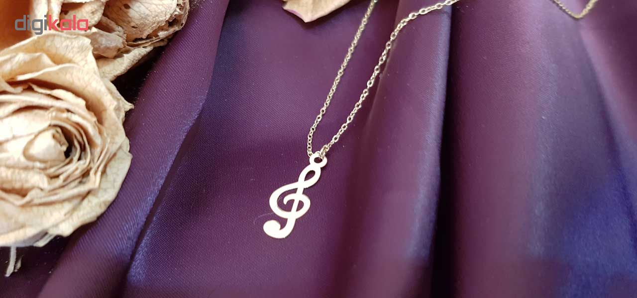 گردنبند طلا 18 عیار زنانه کانیار گالری کد GA2