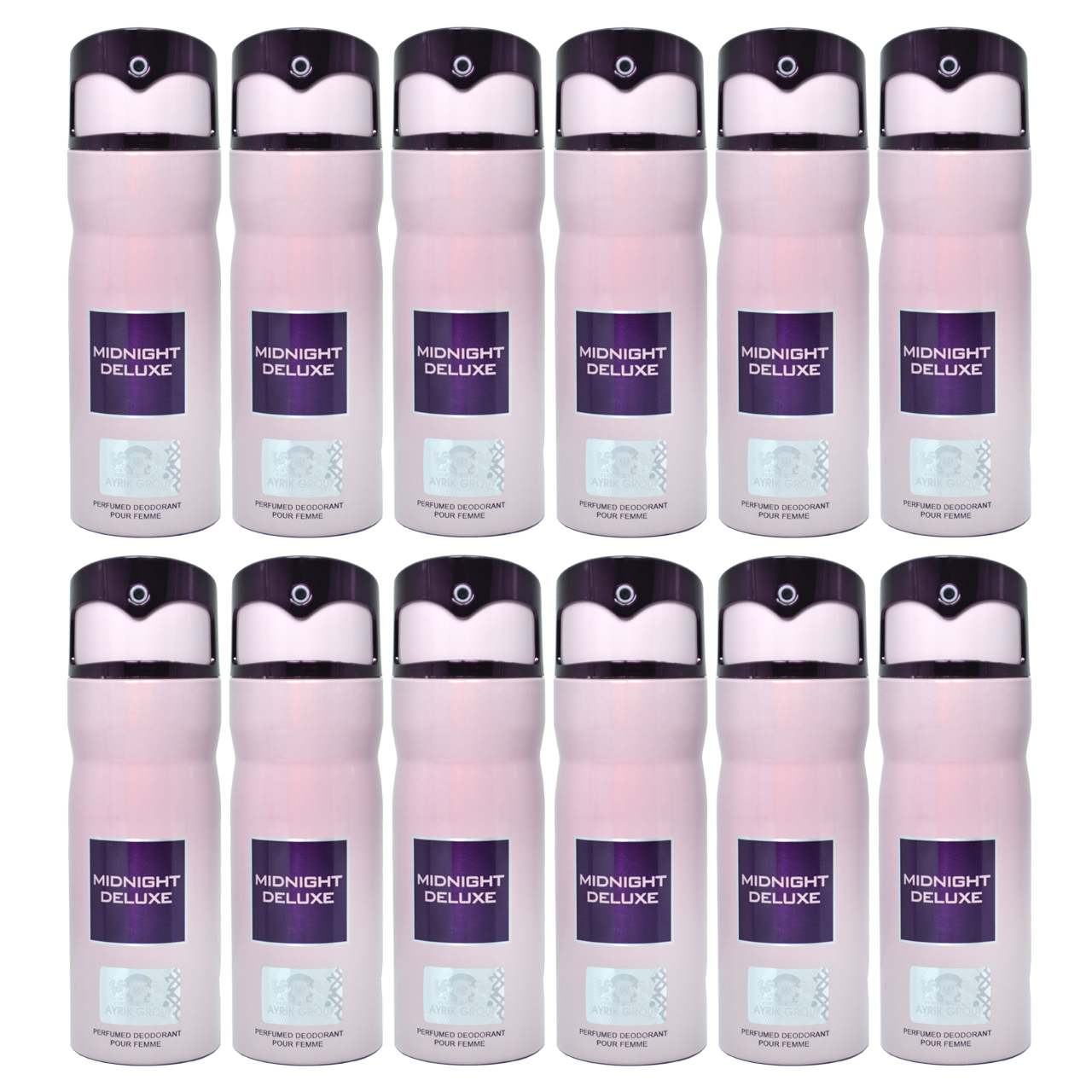 اسپری خوشبو کننده بدن زنانه مای پرفیومز مدل Midnight Deluxe حجم 150 میلی لیتر مجموعه 12 عددی