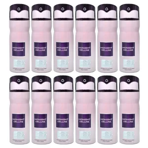 اسپری خوشبو کننده بدن زنانه مای پرفیومز مدل  Midnight Deluxe حجم 150 میلی لیتر مجموعه 12 عددی