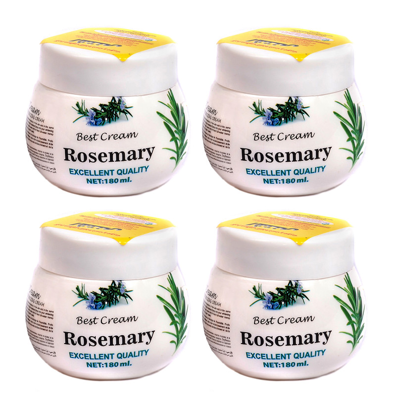 کرم مرطوب کننده اشتنی مدل Rosemary حجم 180 میلی لیتر مجموعه 4 عددی