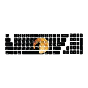 برچسب  حروف فارسی کیبورد گراسیپا طرح Wolf  کد ۱۰۲
