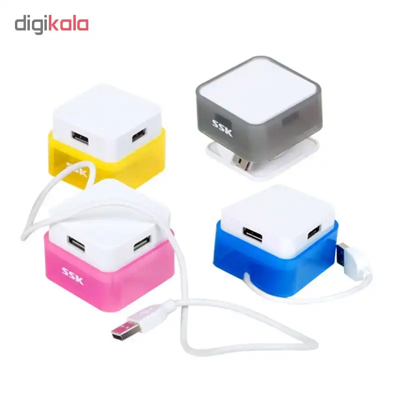 هاب 4 پورت USB 2.0 اس اس کا مدل SHU020