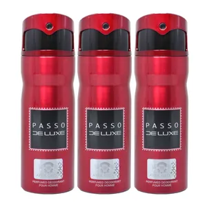 اسپری خوشبو کننده بدن مردانه مای پرفیومز مدل  Passo Deluxe حجم 150 میلی لیتر مجموعه 3 عددی