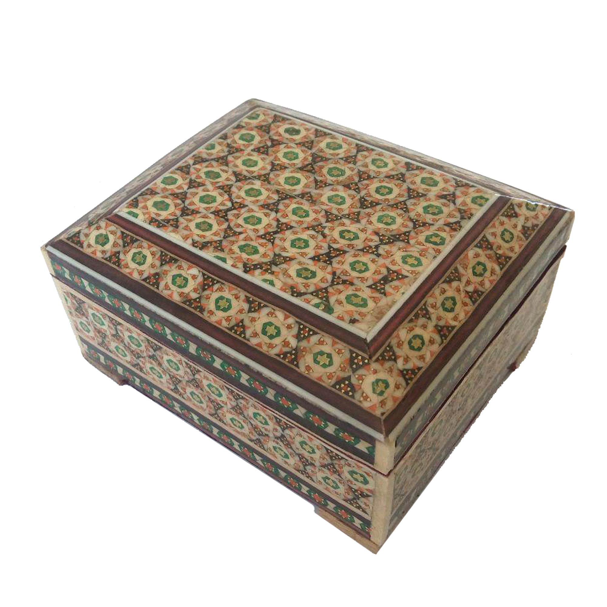 خرید جعبه جواهرات خاتم کاری کد KH0110