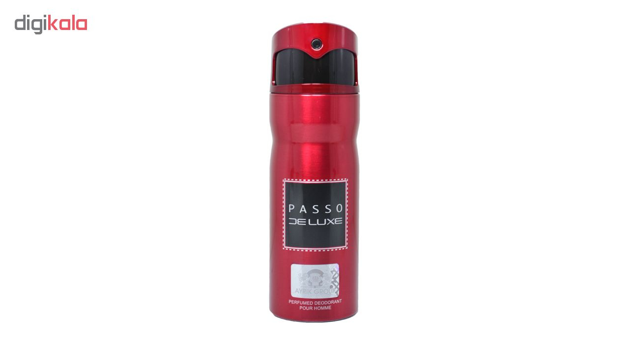 اسپری خوشبو کننده بدن مردانه مای پرفیومز مدل Passo Deluxe حجم 150 میلی لیتر مجموعه 3 عددی