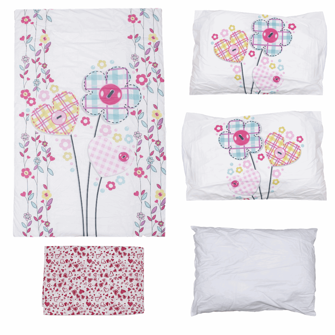 سرویس 5 تکه خواب کودک کیدبو مدل Flower