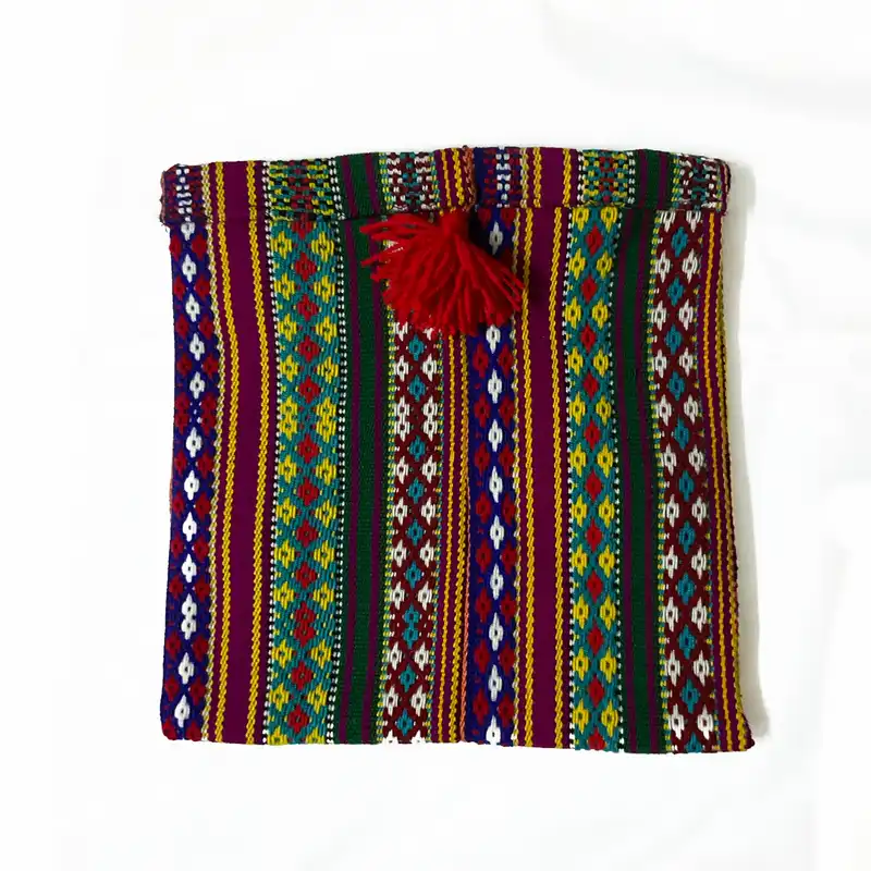 کیسه جاجیمی دستبافت مدل گل کد 1003